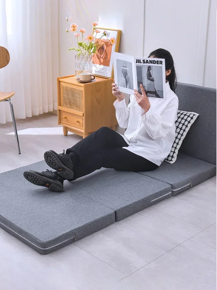 3-In-1 Foldable Mattress – Portable Sponge Pad for Yoga/Napping/Floor Sitting Bedroom Furniture Mattresses