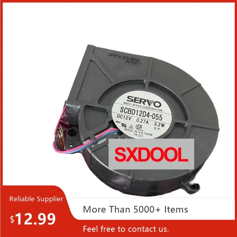 

For SERVO SCBD12D4-055 12V 0.27A 3.2W 2-Wire Turbo Blower Cooling Fan