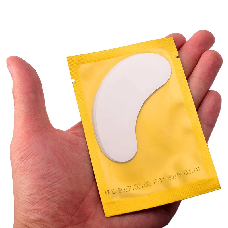 New ReusableEye Pads Silicone Stripe Eyelash Extension Hydrogel Patches Under Eye Gel Patch Makeup Tools