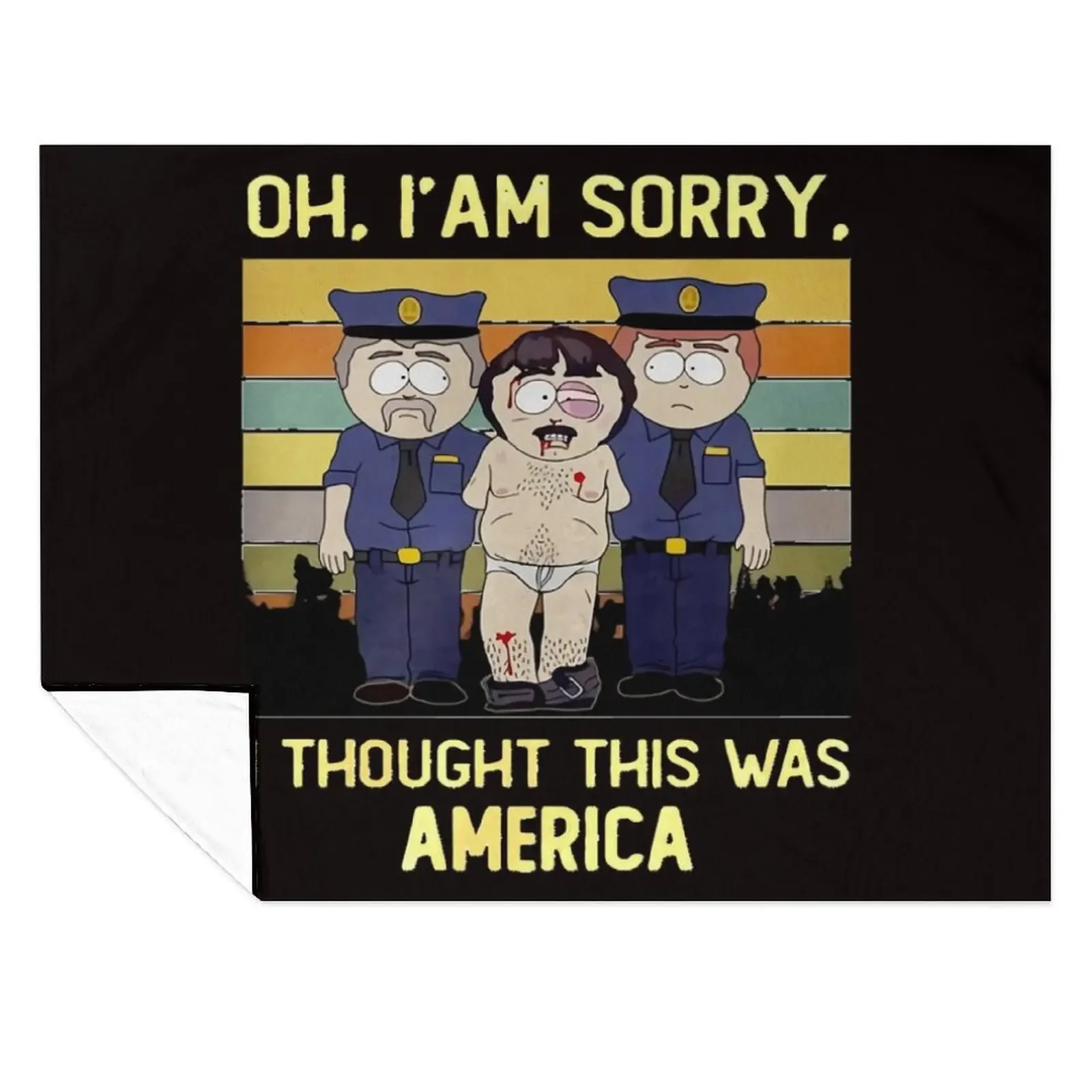 

Randy Marsh oh im Sorry i Thought This was America Vintage Throw Blanket Kid'S Nap Thermal Comforter Blankets