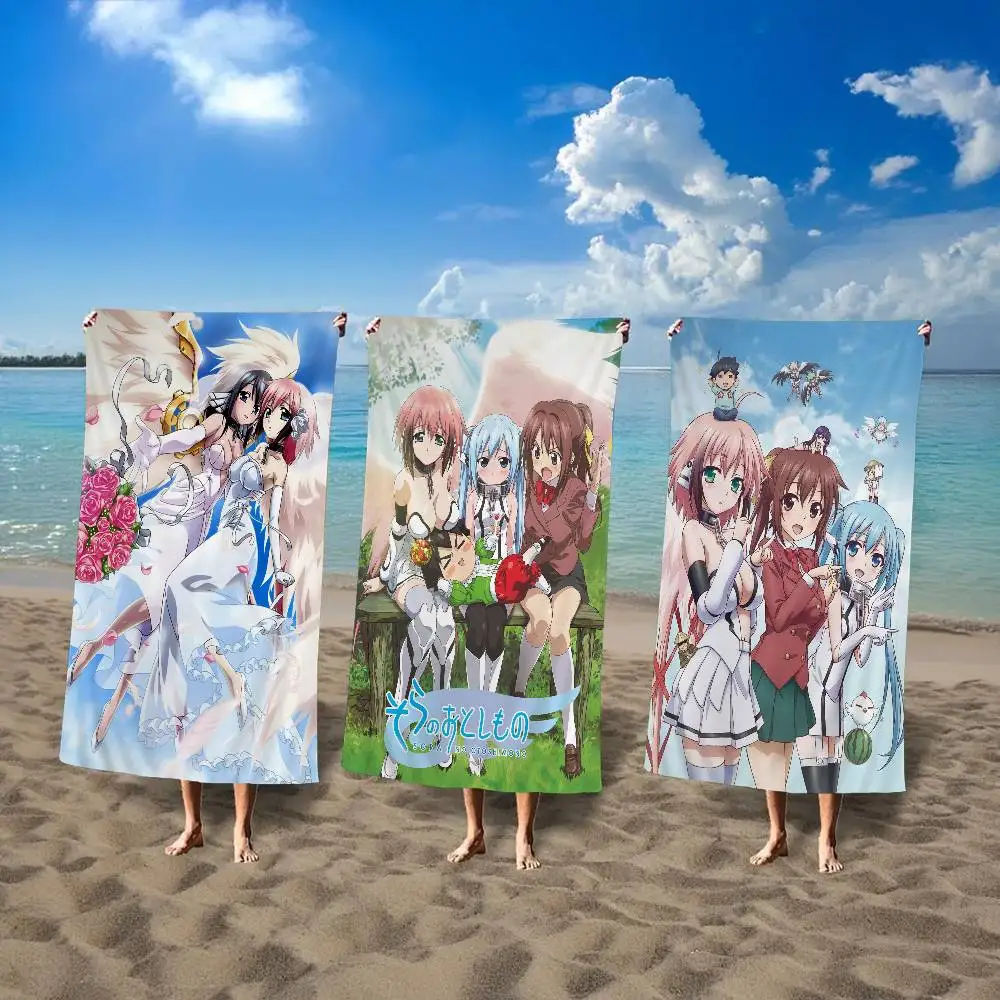 Magical Sky Comedy S-Sora no O-Otoshimono Microfiber Beach Quick Dry Sand Beach Towels Pool Towel for Travel Swim Pool Yoga