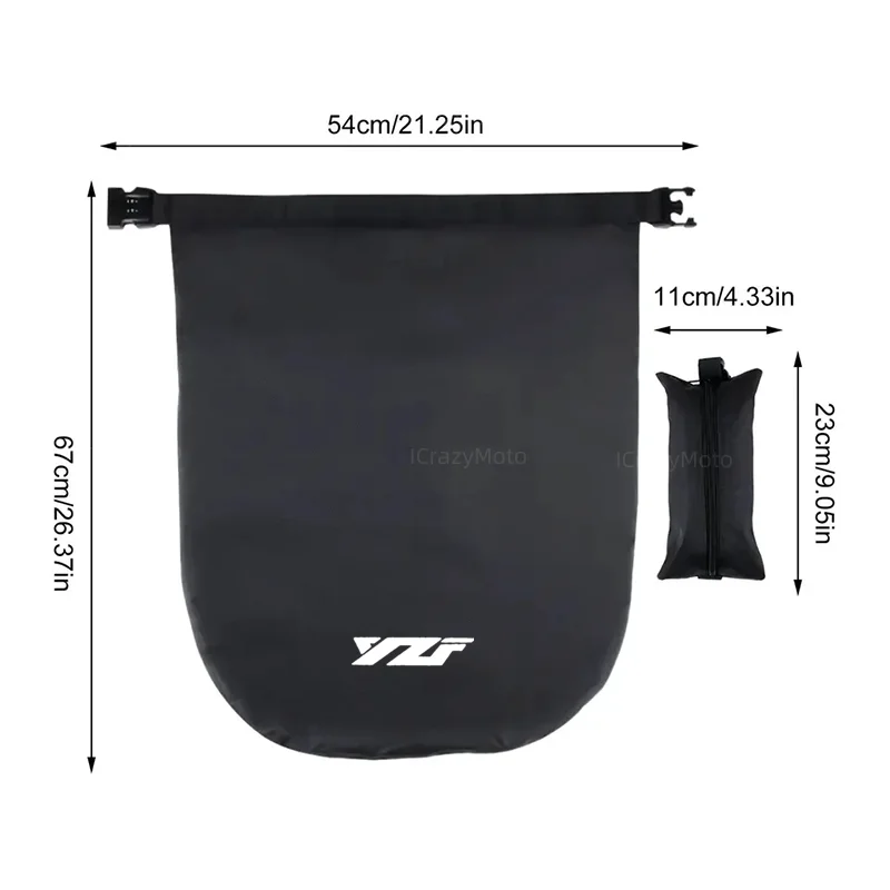 Portable Waterproof Motorcycle Helmet Bag For Yamaha YZF R3 R25 R6 R1 2013-2019 Large Capacity Password Lock Anti-Theft Luggage