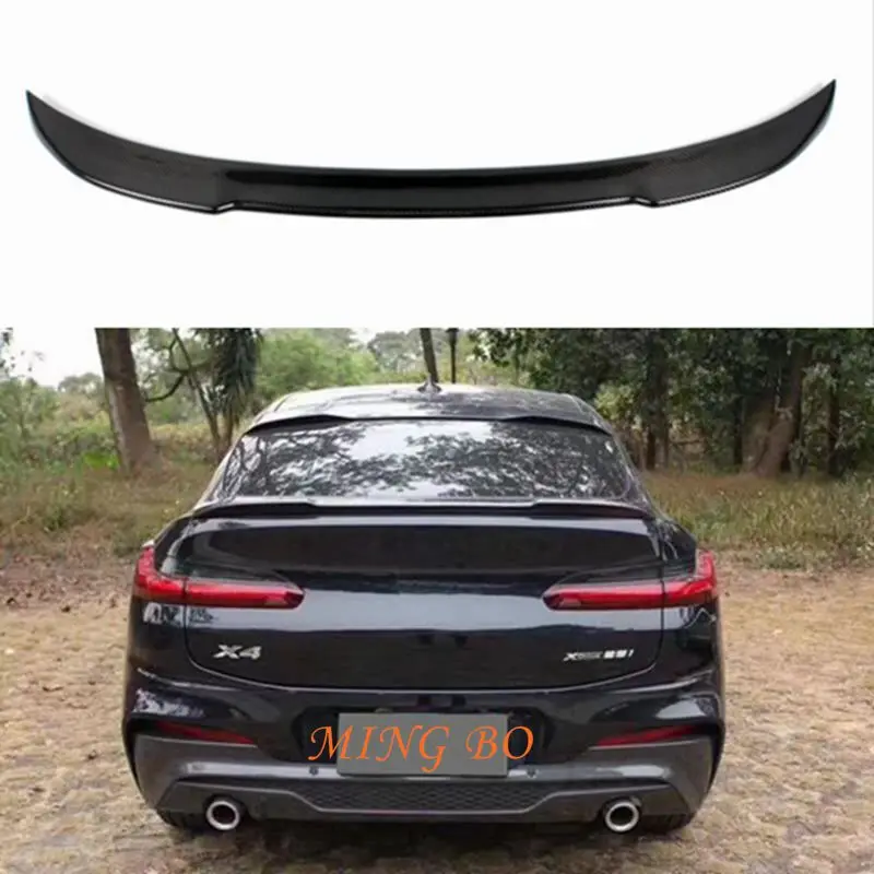 

FOR BMW X4 G02/X4M F98 CS Style Carbon fiber Rear Spoiler Trunk wing 2018-2023 FRP Forged carbon