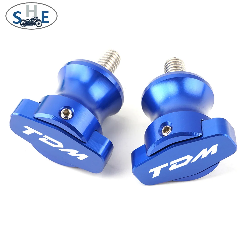 For YAMAHA TDM 850 TDM850 TDM 900 TDM900 M6 Motorcycle CNC Aluminum Accessories Swingarm Spools Sliders Rear Stand Screws