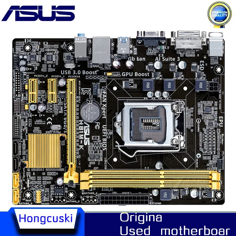 

Используется для ASUS, оригинальная материнская плата, разъем LGA 1150 DDR3 H81 SATA3 USB3.0, десктопная материнская плата