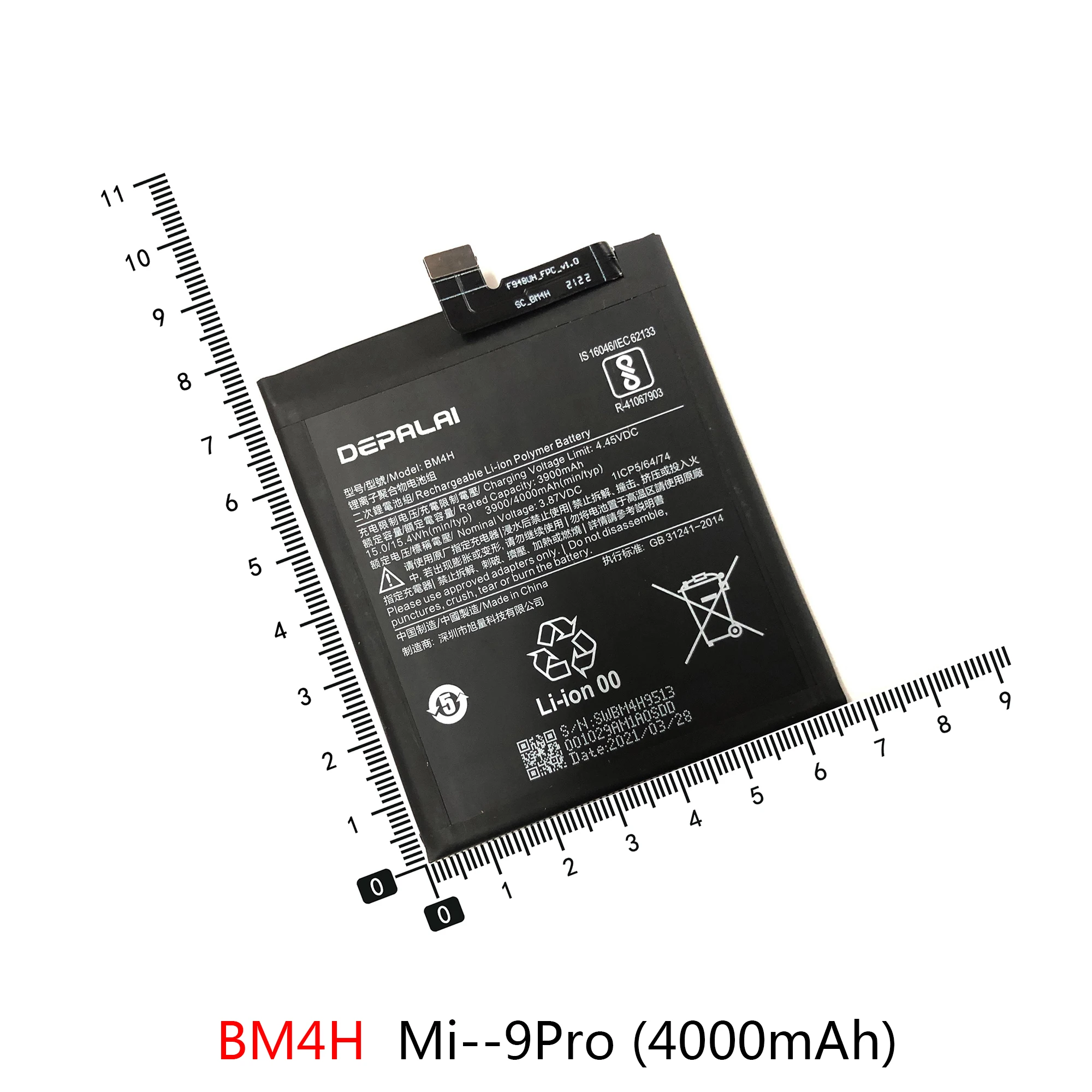 For Xiaomi Mi7 Mi 9 9se 9Lite A3 CC9E 9T 9Pro Replacement Battery BM3L BM3M BM4F BM4G BM4H BM3C Phone Batteries