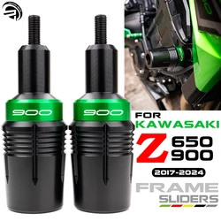For Kawasaki Z900 Z650 Z 900 650 ABS 2017-2024 2023 Motorcycle Accessories Frame Sliders Falling Protection Crash Protector Pad