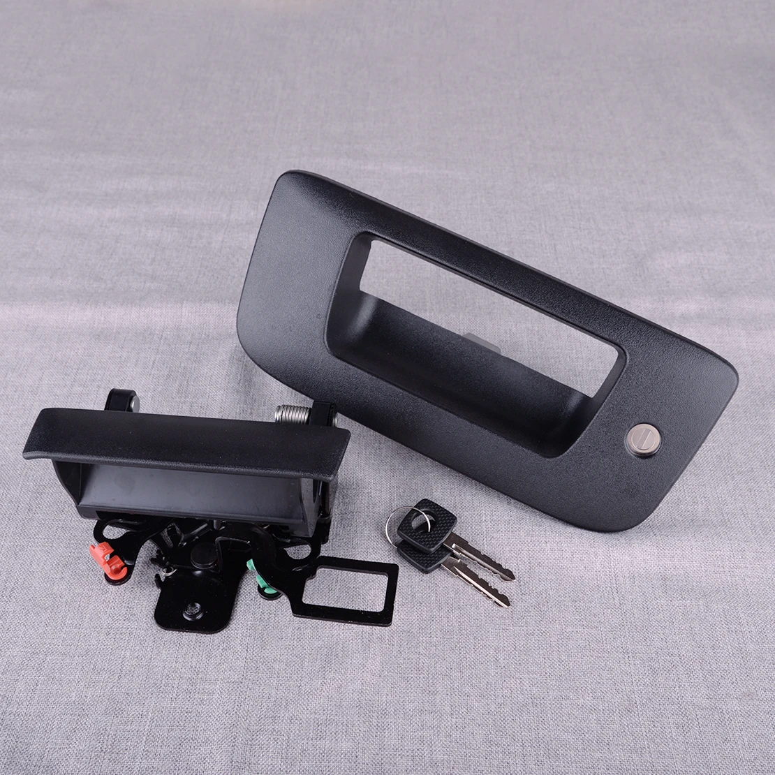 

Комплекты ручек задней двери и защелки замка безеля, новые, подходят для Chevrolet Silverado GMC Sierra 1500 2500HD 3500HD 2014-2010 2009 2008