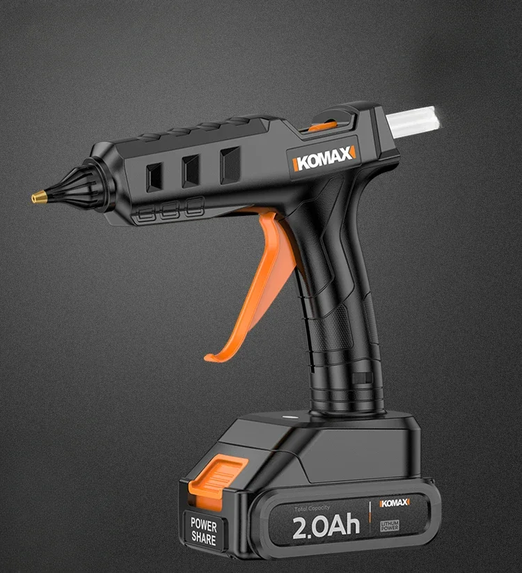 

Easy-to-Use Electric Glue Gun with 21V Lithium Battery and Capacitor Function