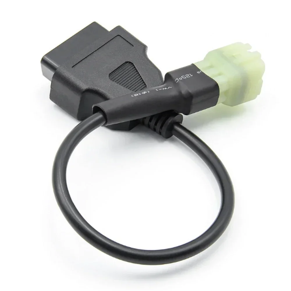 Latest For KTM OBD2 Connector Motorcycle Motobike For KTM 6Pin To 16Pin Adapter For OBD2 Diagnostic Tools Moto Extension Cable