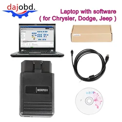 For Chrysler Diagnostic Tool wiTech MicroPod 2 V17.04.27 with Laptop Updates available online at any time
