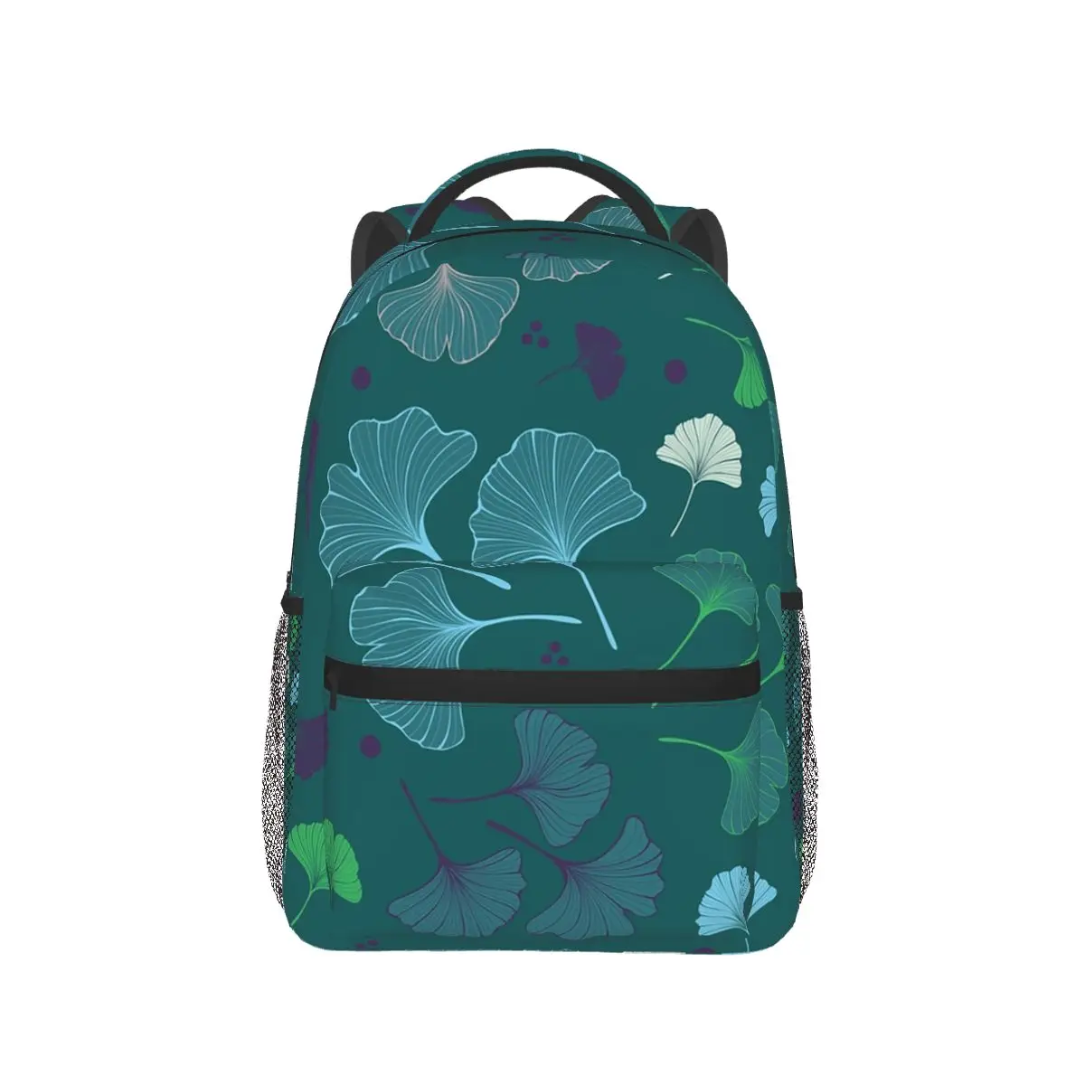 

Ginkgo Leaf Pattern Backpack Hot Sale Daypack Large Capacity Boys Girls BookBag School Bag Shoulder Bags for Men Women