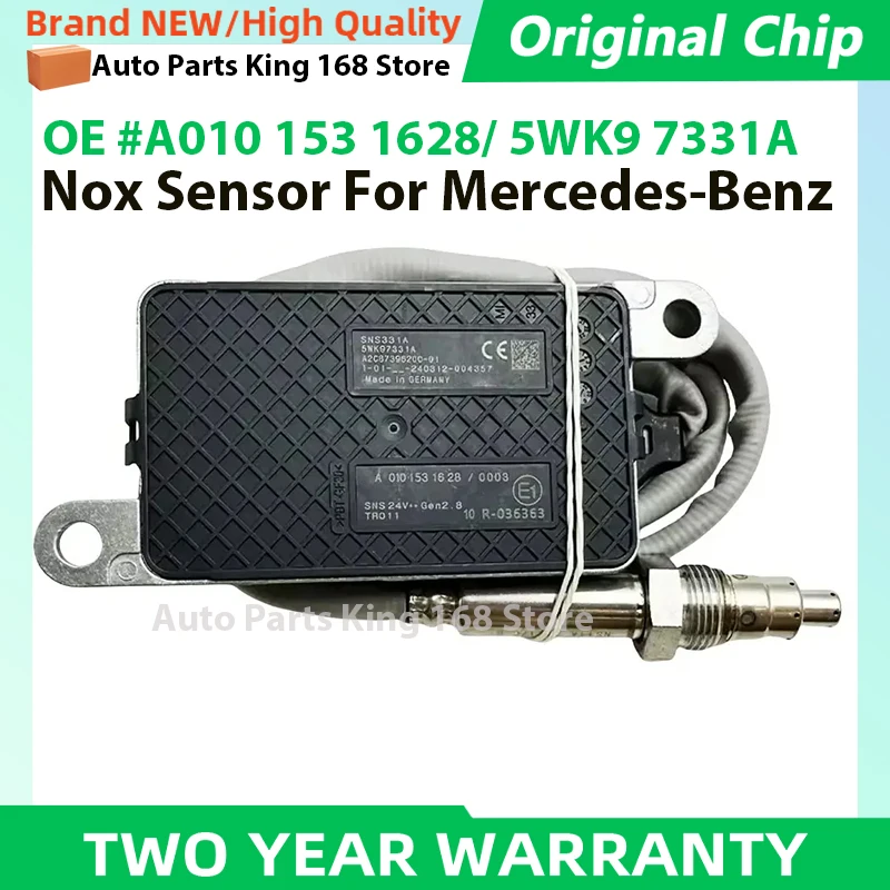 A0101531628 5WK97331A 0101531628 New Nitrogen Oxide NOx Sensor For Mercedes-Benz Actros Axor Euro 6 Trcuk