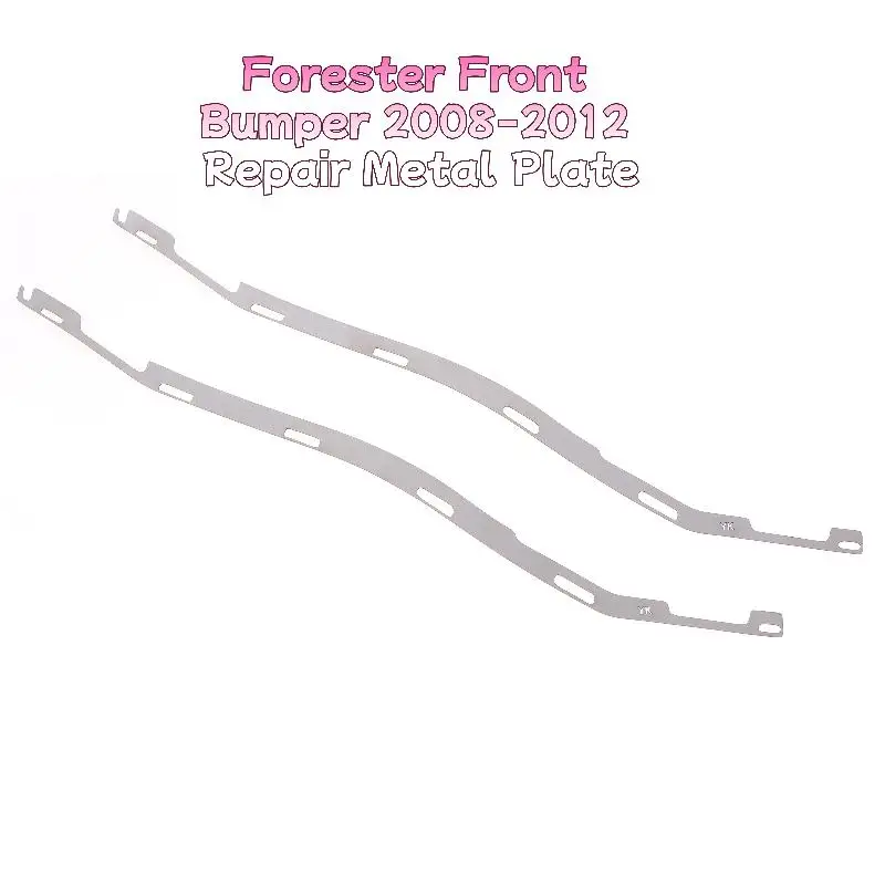 

2Pcs Broken Reinforced Stainless Steel Metal Bracket For Forester Front Bumper 2008-2012 Repair Metal Plate Buckle