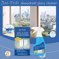 Bathroom Glass Limescale Cleaner - Window Descaling Spray Shower Brightening Water Oil Stain Remover for Bathtubs Dirt Cleaning