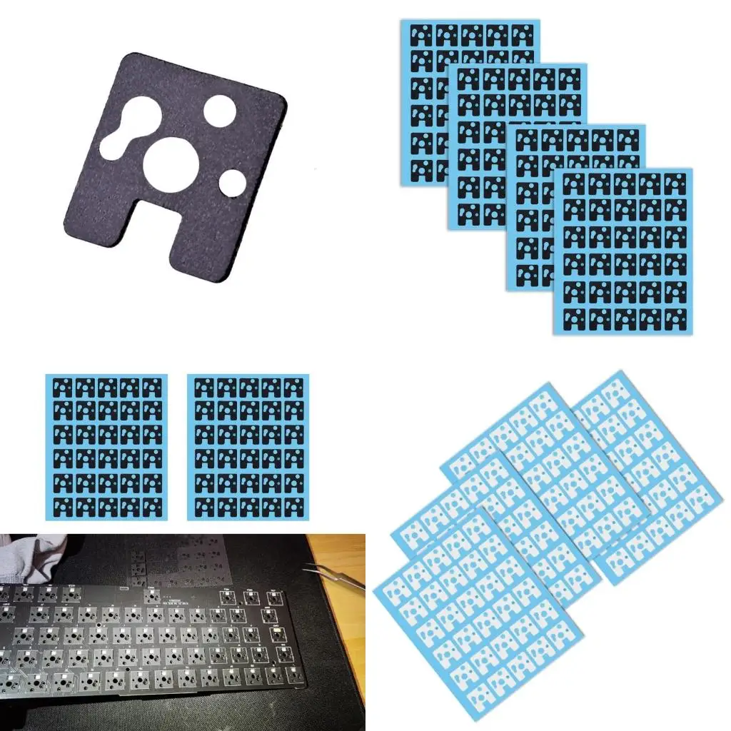 

A52B Mechanical Keyboards PEs Switches Underpad Hot Plug Shafts Buffers Foarm Gaskets