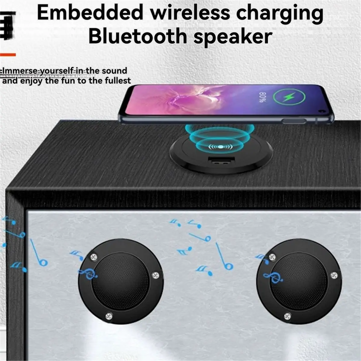 A86G NEW Embedded Bluetooth Audio Smart Home Small Speaker Combination Home Audio English Prompt Tone