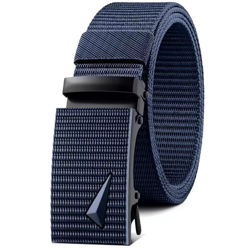 Men's High-Quality Nylon Belt with Automatic Buckle Outdoor Hunting Multifunctional Tactical Canvas Belt