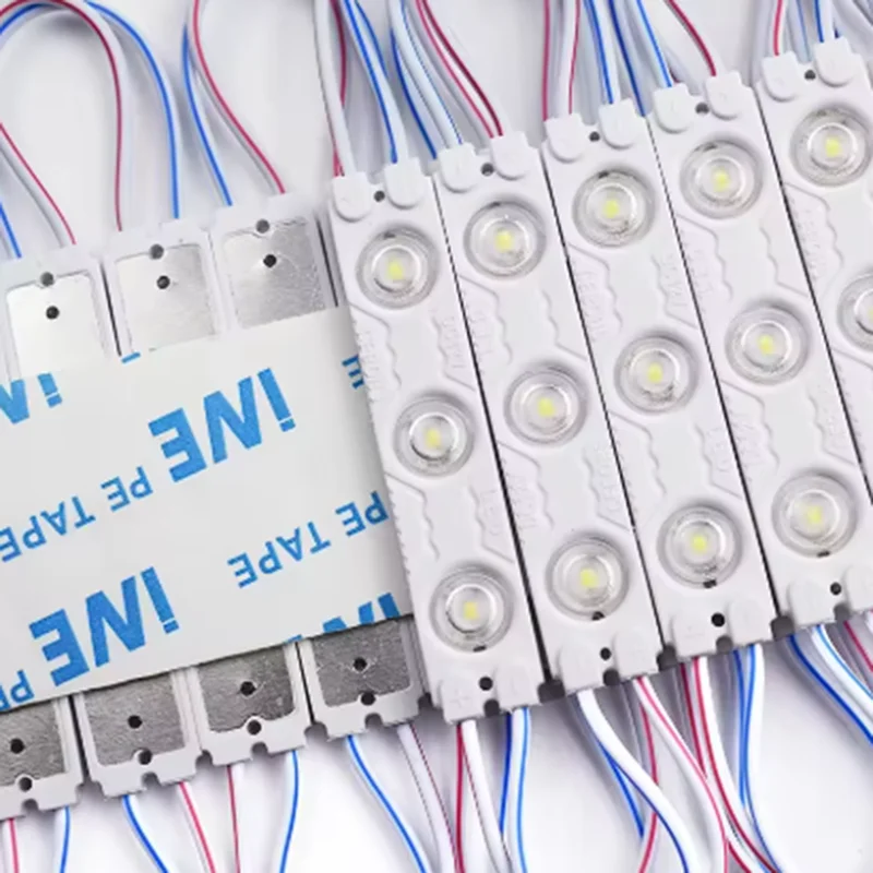60mm 2835 3LED LED Module, DC12V-24V Waterproof Injection Light for Makeup Mirror Decor