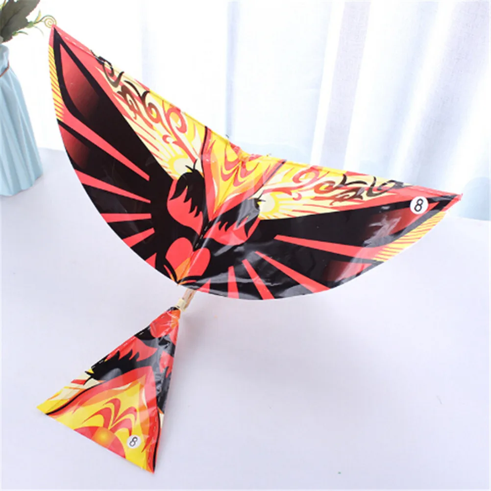 Banda de goma hecha a mano para niños y adultos, Avión de aire biónico de potencia, modelos de aves de Ornithopter, juguetes de cometa científica, regalo de montaje