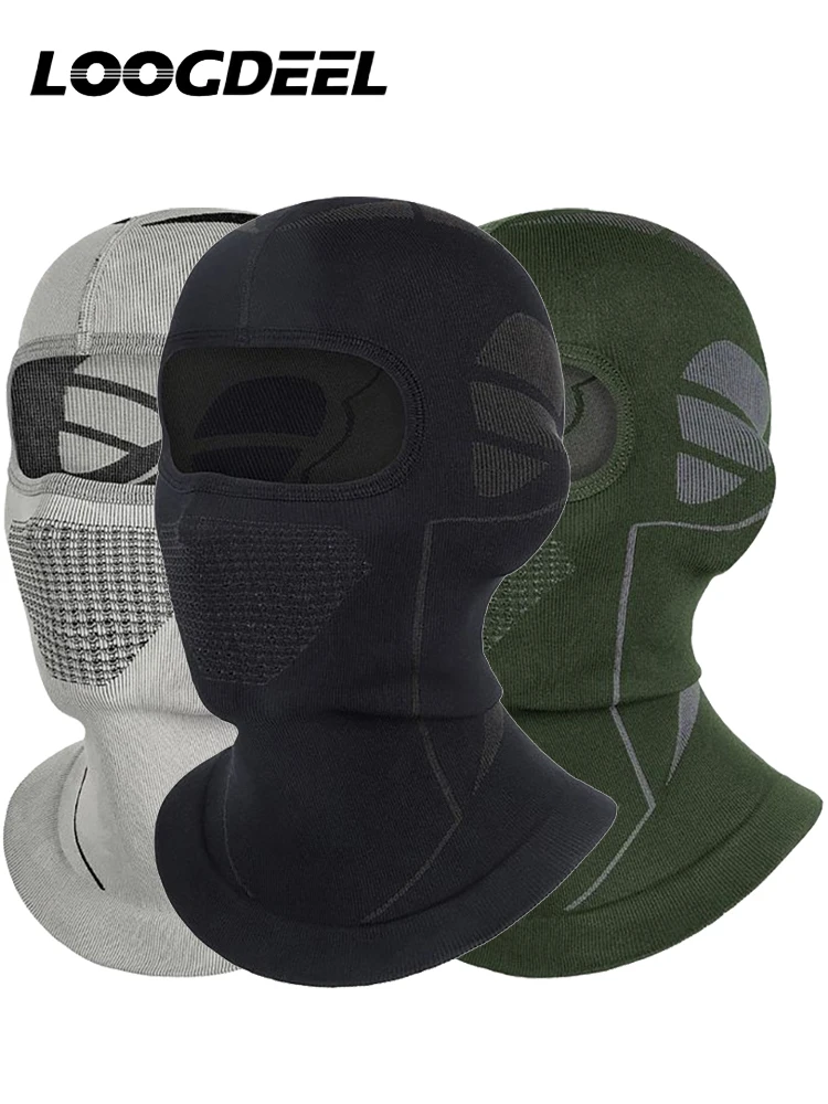 AliExpress LOOGDEEL MenWomen All Face Mask Winter Warm Ski Hat Cold-Proof Cycling Head Neck Cover Helmet Liner Caps Thermal Scarf Balaclava