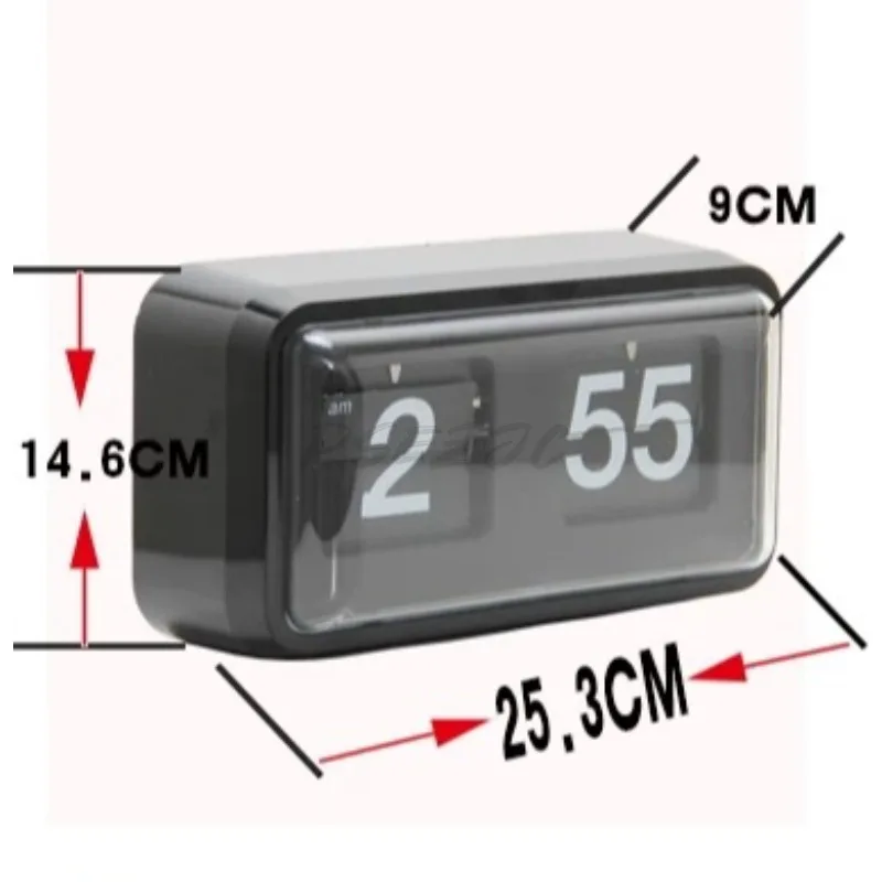 Modern Page Turning Clock Creative Bedroom Living Room Clock Nordic Silent Clock Dustproof Creative Design