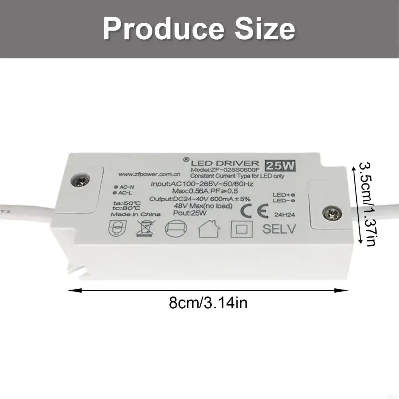 Konverter Adapter Catu Daya Driver LED Tidak ada pengemudi isolasi LED flicker