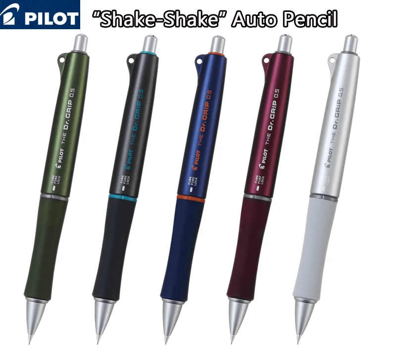 

Pilot Dr. Grip Shake-Advance&Button Click Auto Pencil,0.3/0.5mm Lead Ergonomic Grip for Long Writing Sessions JapaneseStationery