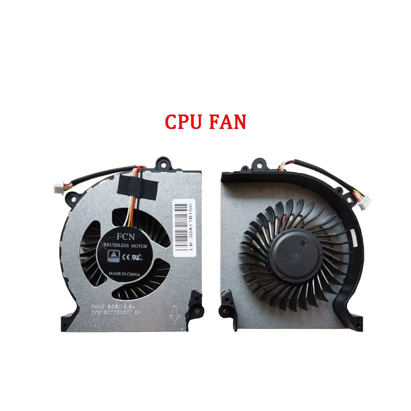 New Genuine Laptop Cooler CPU GPU Cooling Fan For Hasee TX6-CU5DA/CT5DT/CT5DA/CT5A1/CT3A1