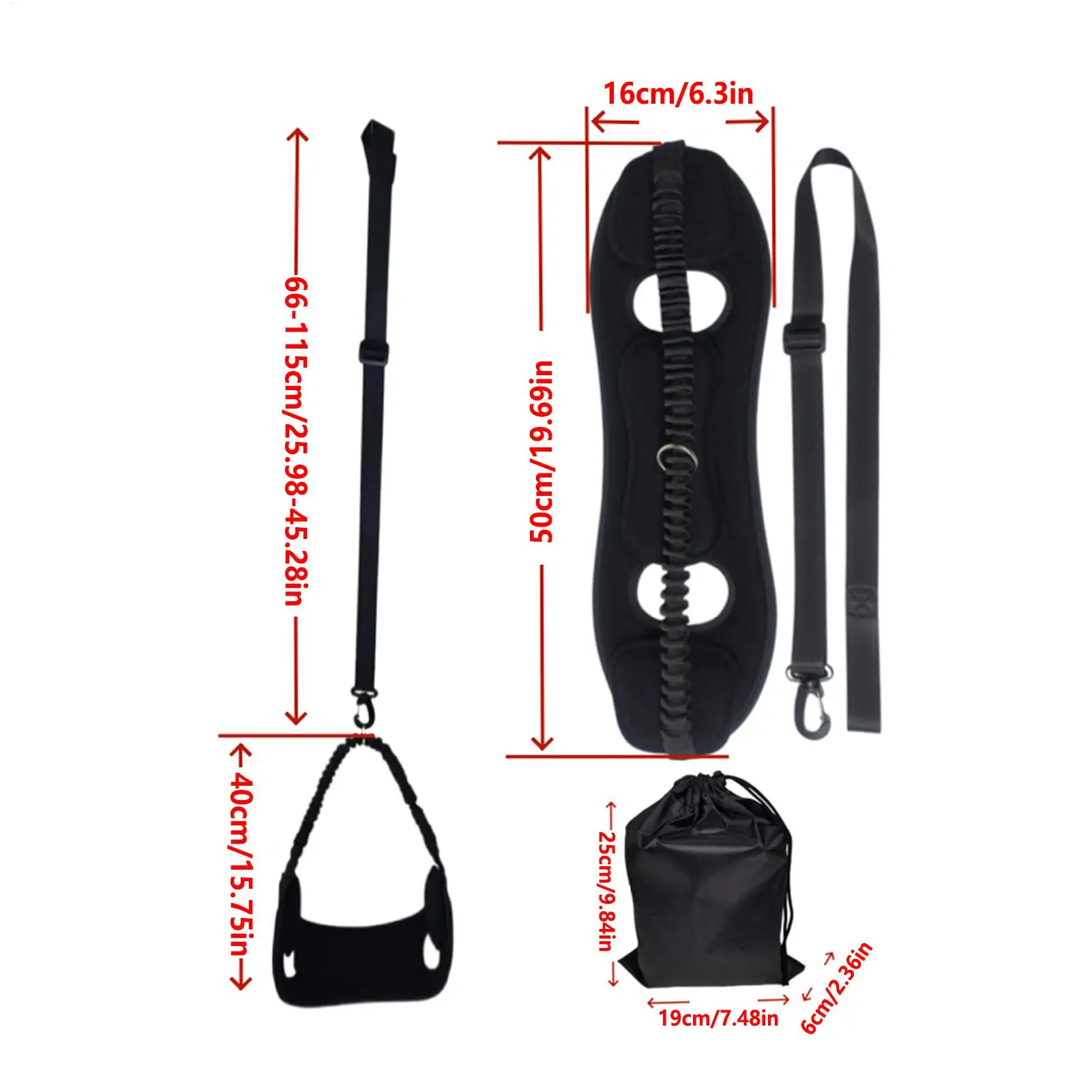 Picture 7: Cervical Traction Device Discomfort Relief Breathable Cervical Neck Traction Hammock Device for Men Women Seniors Home Travel