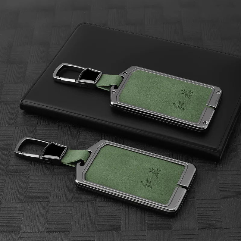 

Metal leather special car keycase For Hongqi HS5 HS7 High end men's and women's protective covers