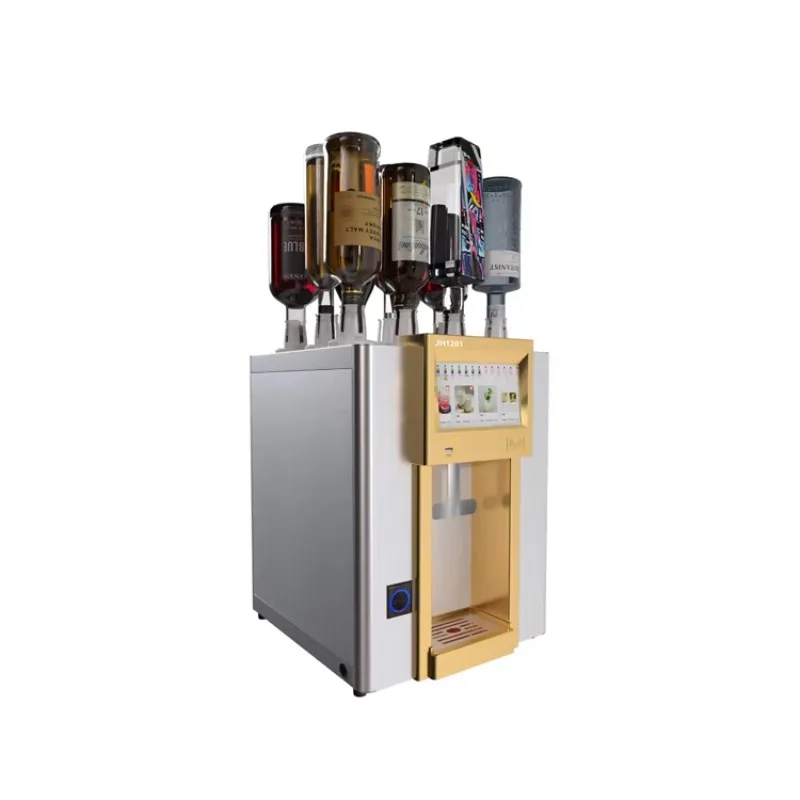 Luxury Air Pressure Desktop Cocktail Maker Stainless Steel Touch Screen Smart Automatic Bartending Device Commercial  Bar Drink