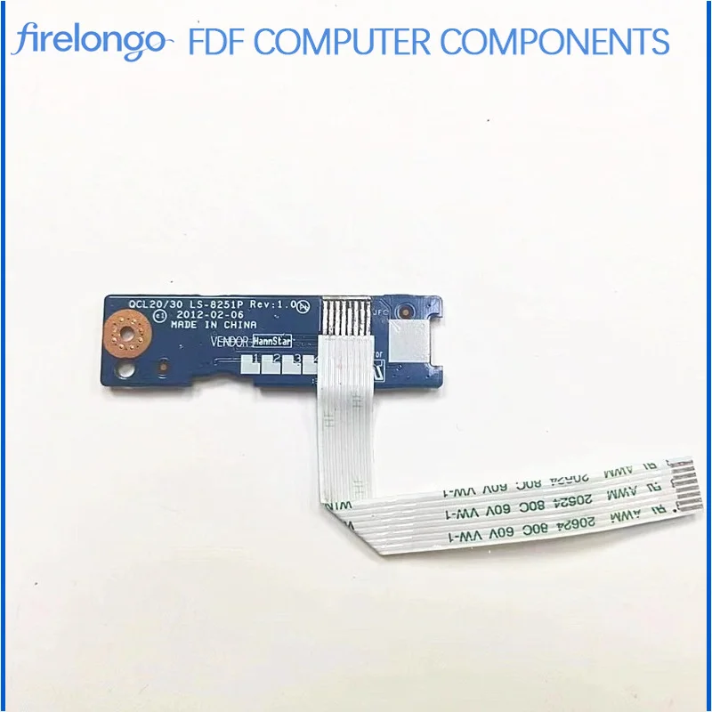 For DELL VOSTRO V3560 Media Volume Control Button Board Switch Board LS-8251P Replacement Part