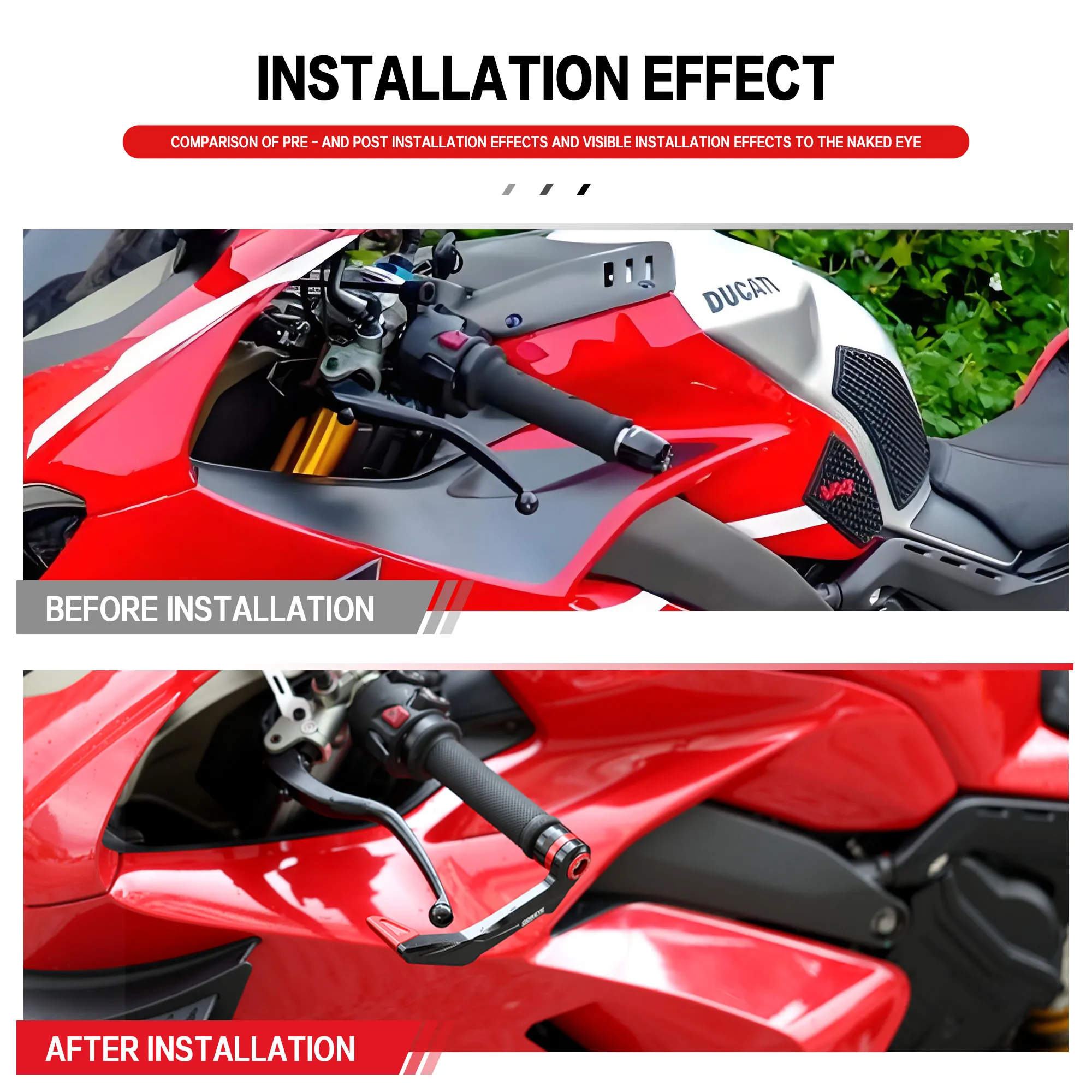 

For Benelli Leoncino 500 TRK502X TNT125 300 502C BN 302 125 Motorcycle Thick aluminum Grips Guard Brake Clutch Levers Guard