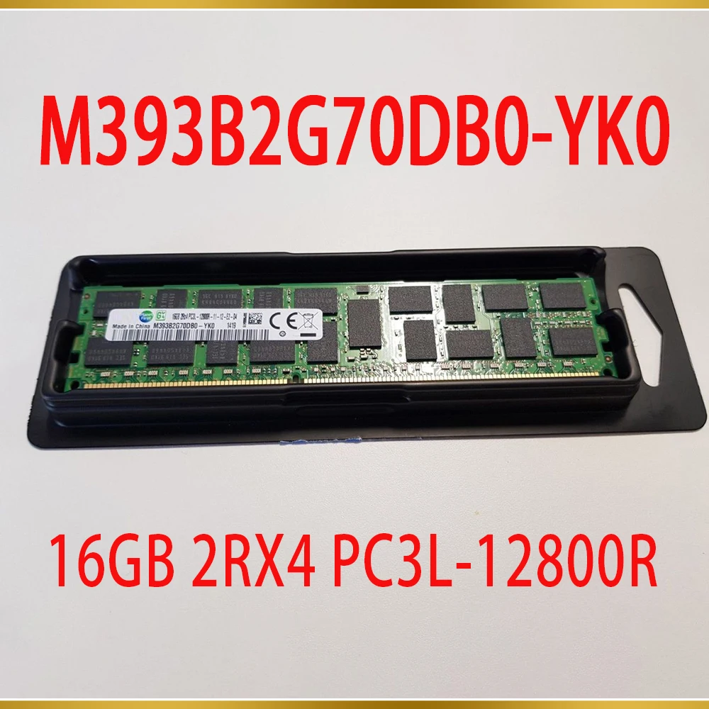 삼성 RAM 메모리 M393B2G70DB0-YK0, 16GB 2RX4 PC3L-12800R, DDR3L 1600, REG 서버용, 1 개