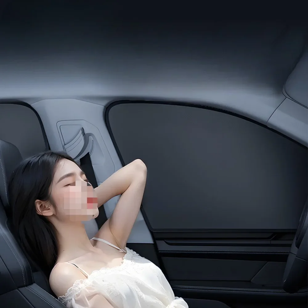 

Магнитный солнцезащитный козырек на окно автомобиля — теплоизоляционный тканевый чехол для передних и боковых окон