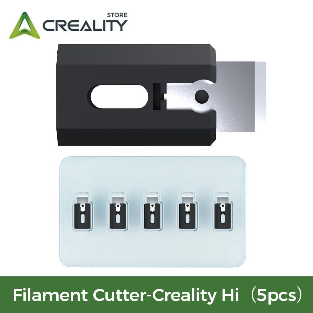 

Резак для нити Creality-Creality Hi (5 шт.) Быстрое отключение Высокая долговечность Быстрая замена Оригинальные детали 3D-принтера Creality Hi