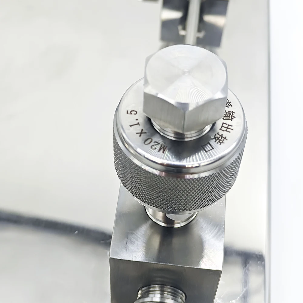 Pressure Calibration Stand Stainless Steel Gas Connection, Platform with Multi-Interface for Testing and Calibration Use