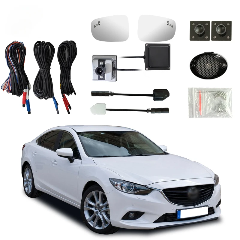 

24HZbsd blind lane change and wire assist is applicable to 6 cx5 cx9 axela rearview mirror bsm blind spot detection system