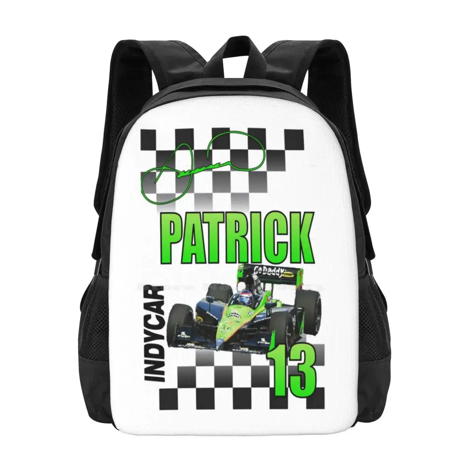 

Danica Patrick Long Hot Sale Schoolbag Backpack Fashion Bags Racing Indy 500 Indycar Driver Race Speedway Indianapolis 500
