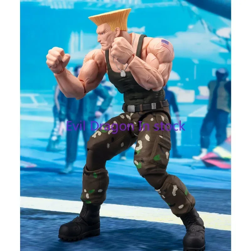 

Genuine Original Bandai S.H.Figuarts Street Fighter Guile Action Figure PVC 16CM Collectible Model Doll Statuette Ornament Gift