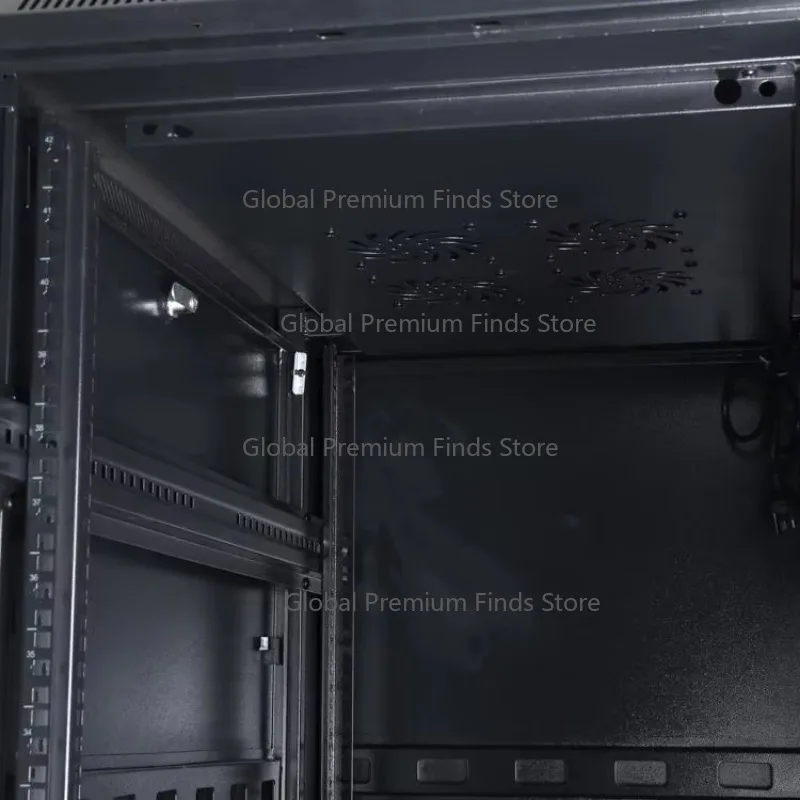 

1000kg High Loading 12U-47U Network Cabinet Tempered Glass Door Server Rack with Locks