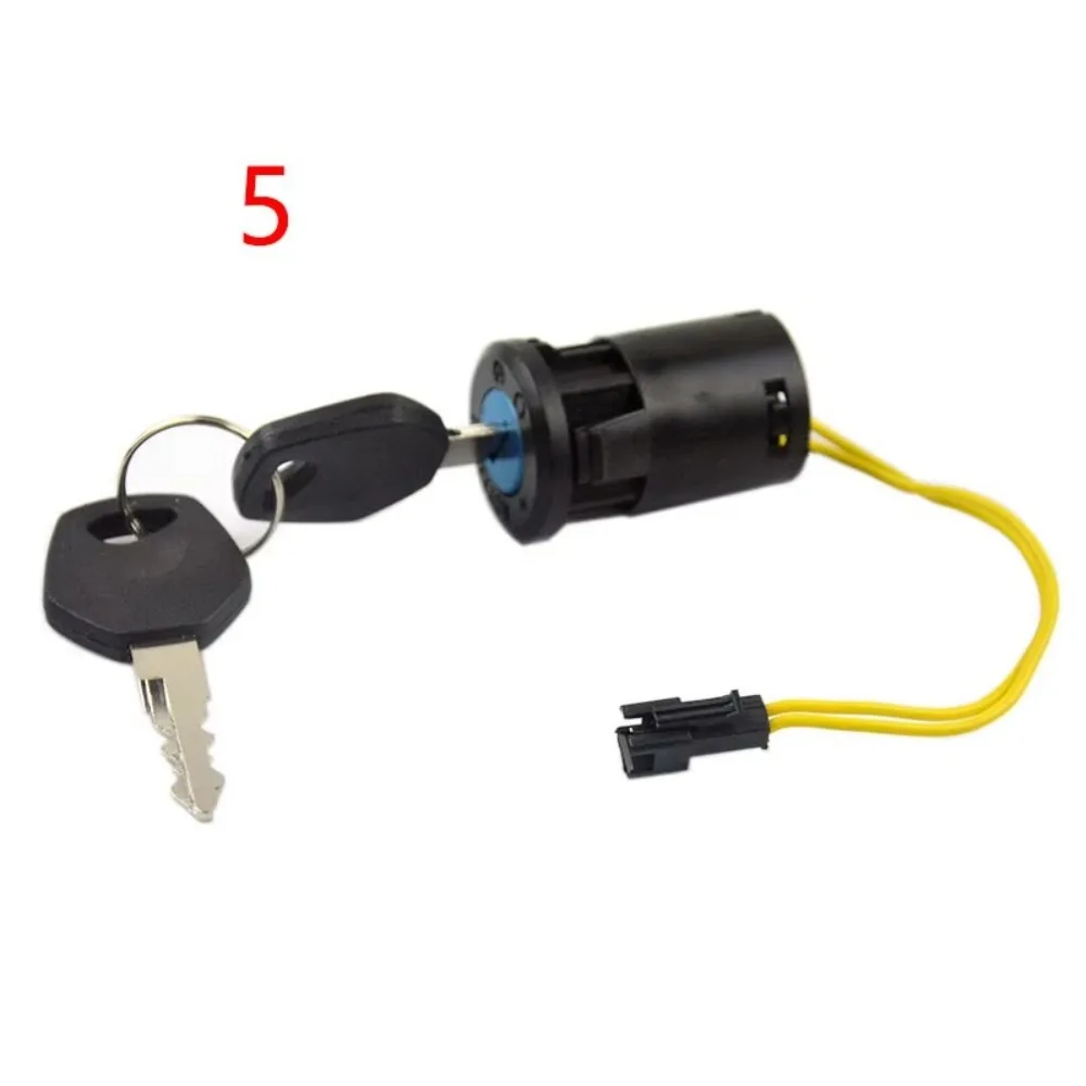 Children's Electric Car Power Switch Black Toy Car Accessories Power Supply Key Ride on Toy Car Lock Easy to Install