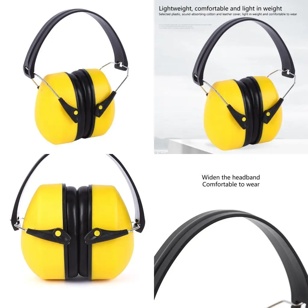 Hearing Protections Ear Muffs Work Safety Earmuffs Noise Reduction for Shoot Ranges and Construction Sites 24BD