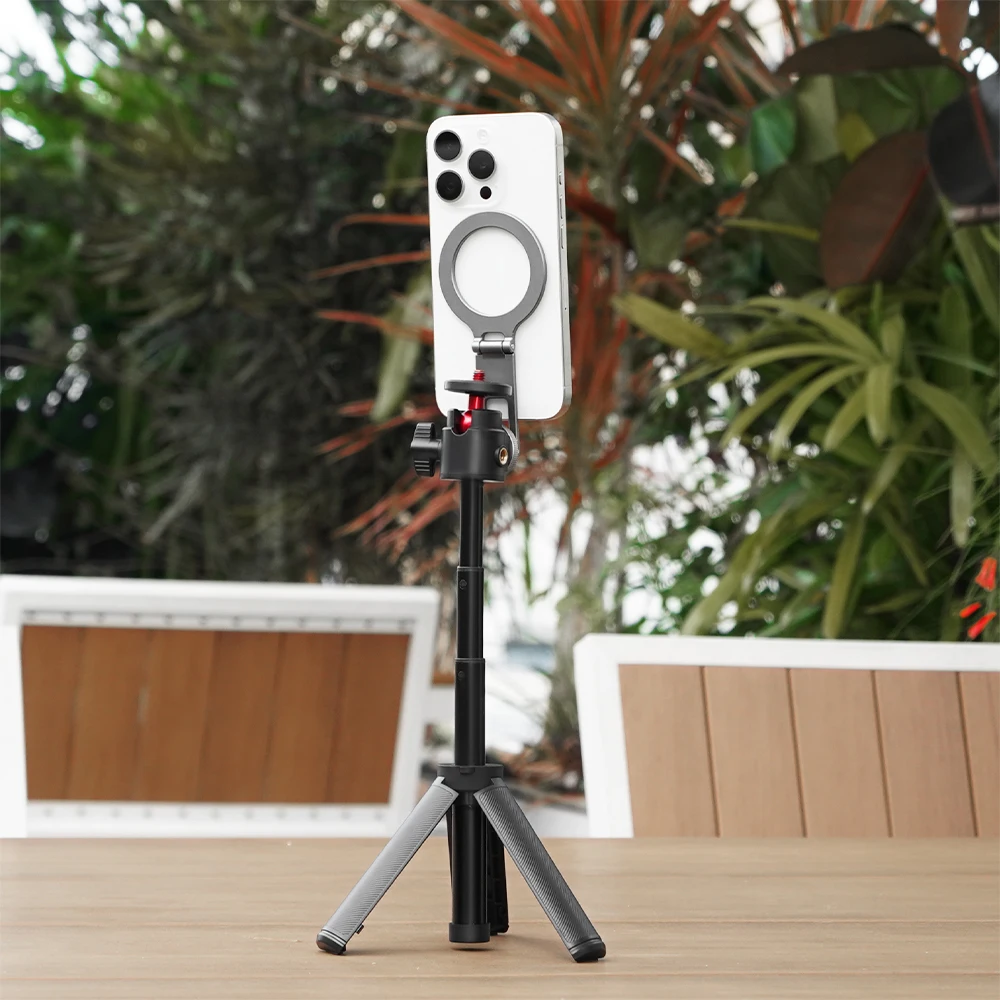 Tripod Mount Selfie Stick Extendable Monopod for Gopro Hero /OSMO Action 4 3/Insta360 X4 Camera Mini Handheld Stick Stand