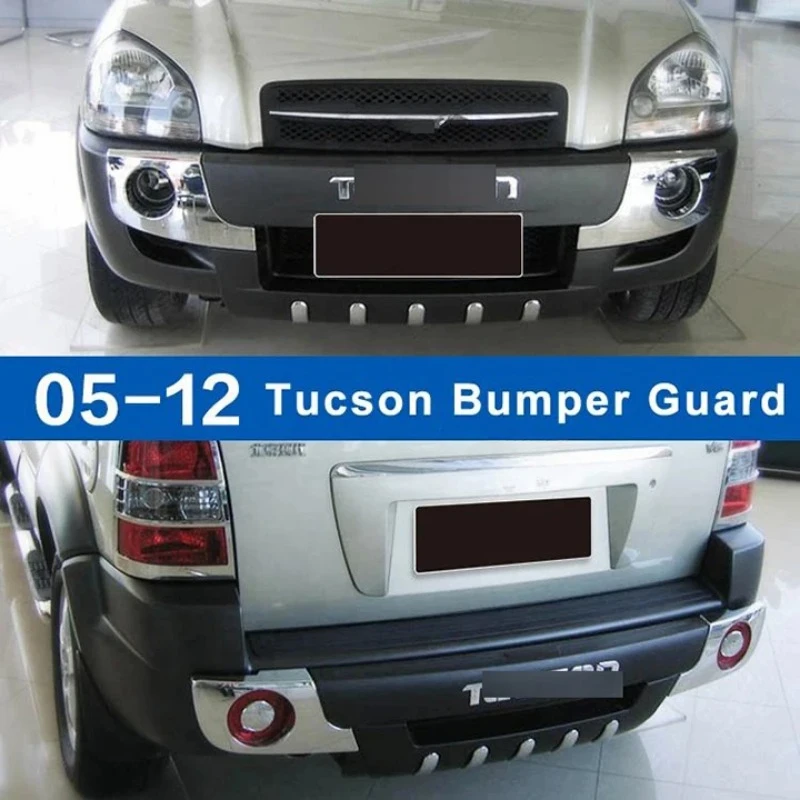 Car Body Kits Car Front Rear Bumper Modified Fit for 2005-2012 Hyundai Tucson