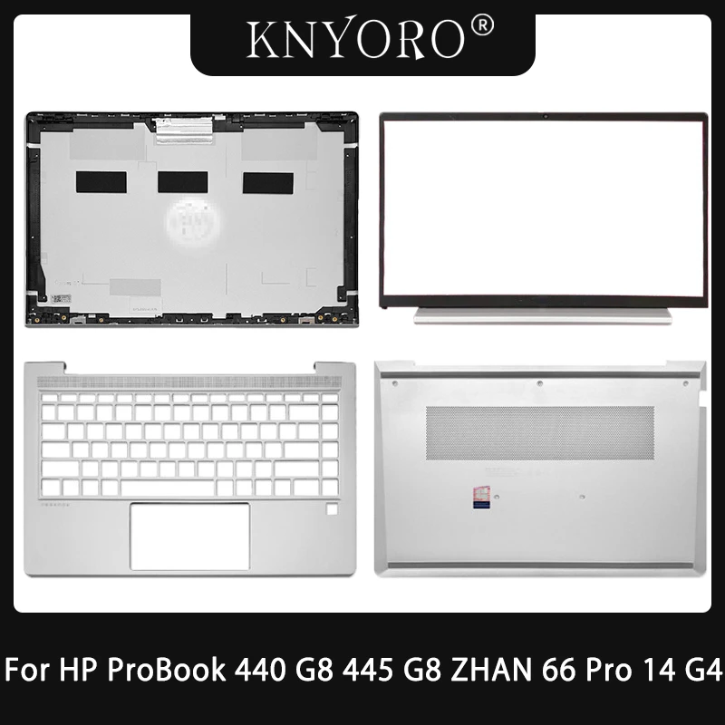 

Original For HP ProBook 440 G8 445 G8 ZHAN66 Pro 14 G4 Laptop LCD Back Cover/Front Bezel/Palmrest/Lower Lid Bottom Case Shell