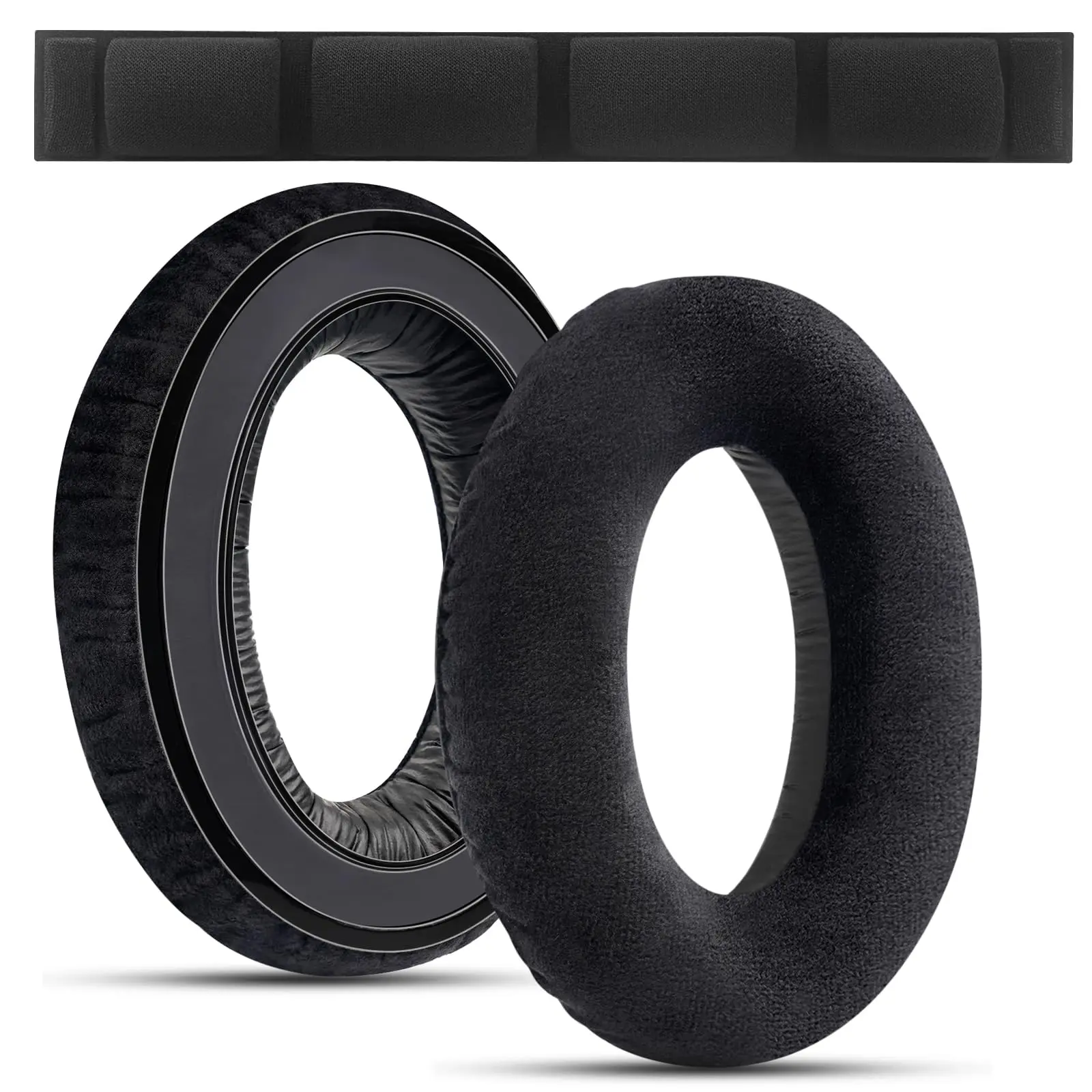 

Earpads and Headband Repair Parts Compatible with Sennheiser HD600 HD650 HD 660S HD545 HD565 HD580 Headphones (Velour)