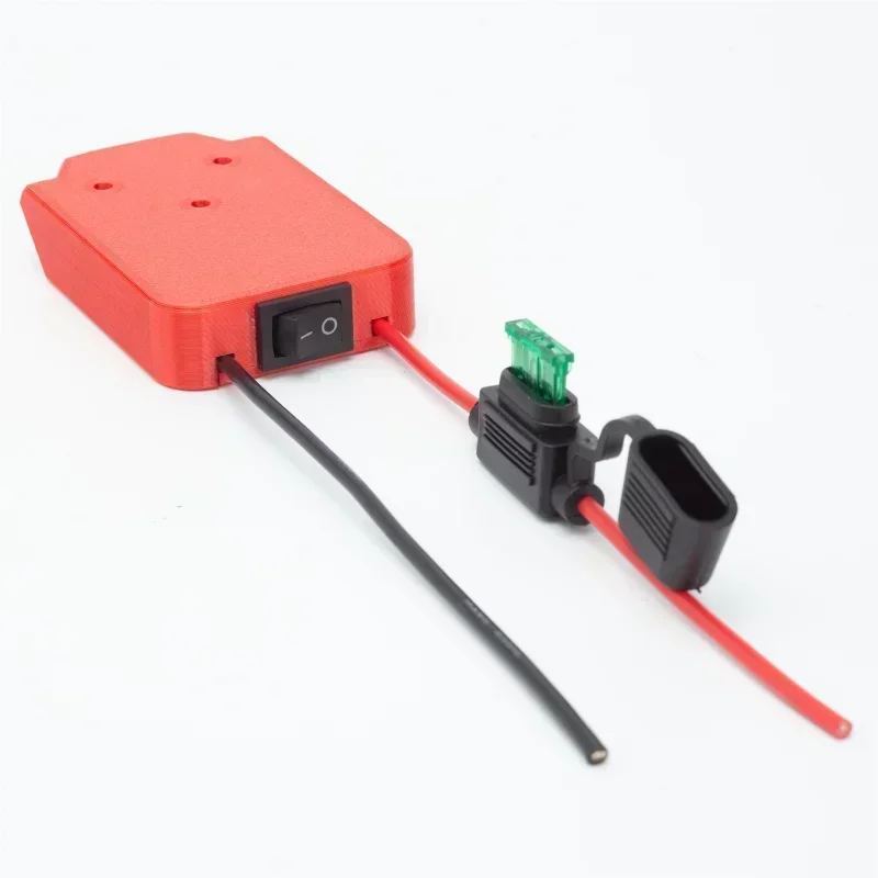 Imagem -04 - Poder Rodas Adaptador para Lidl Parkside X20v Equipe Bateria de Lítio Conector de Alimentação Faça Você Mesmo com Interruptor