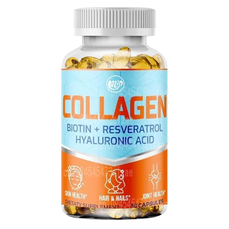 

С гиалуроновой кислотой, реавертролом, биотином, витамином С — усовершенствованная формула 8 в 1 для поддержки кожи, волос, ногтей и суставов.